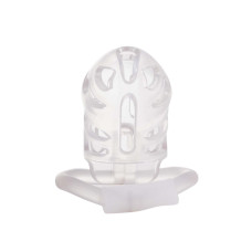Клетка для пениса, прозрачная Lockink Sevanda Plastic Penis Chastity Cage Transparent