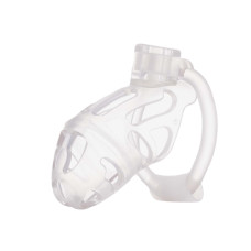 Клетка для пениса, прозрачная Lockink Sevanda Plastic Penis Chastity Cage Transparent
