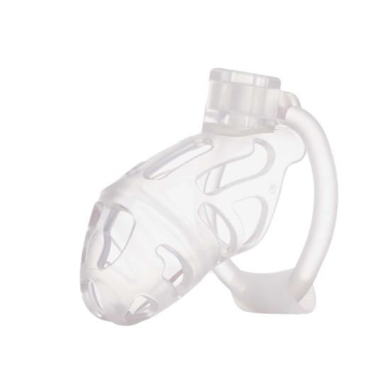 Клітка для пеніса, прозора Lockink Sevanda Plastic Penis Chastity Cage Transparent