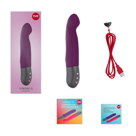 Пульсатор для точки G на 8 режимов Fun Factory STRONIC G FORTE sage green