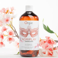 Гель для NURU-массажа с экстрактом гинкго билоба, в комплекте простынь Orgie Noriplay Energizer, 500 ml