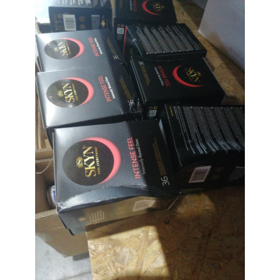 Безлатексные премиум-презервативы SKYN Intense Feel, 36 pcs (мятая упаковка)