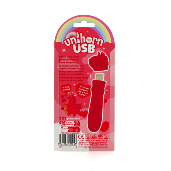 Вибропуля с USB-зарядкой Unihorn USB Bullet Cupid's Beau