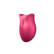 Перезаряджуваний вакуумний стимулятор, 11 режимів, малиновий Fun Factory Belle Raspberry