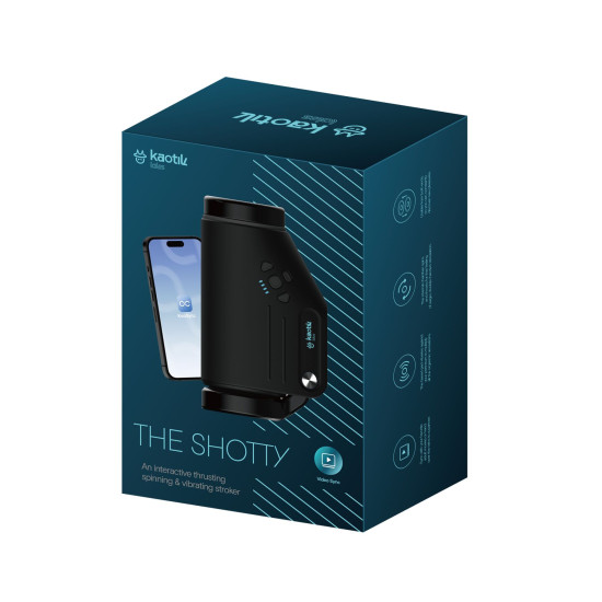 Смарт-мастурбатор, режим edging, вибрация, вращение и имитация фрикций Kaotik Labs The Shotty