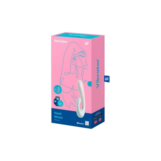 Вибратор-кролик с подогревом, мятный Satisfyer Heat Wave Mint