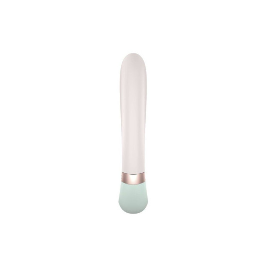 Вибратор-кролик с подогревом, мятный Satisfyer Heat Wave Mint
