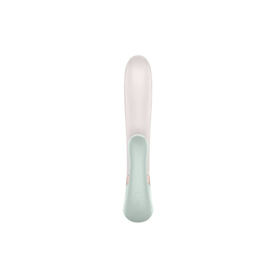 Вибратор-кролик с подогревом, мятный Satisfyer Heat Wave Mint