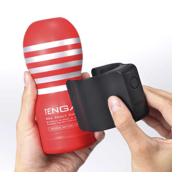 Вибронасадка, 7 режимов, 1 мастурбатор в комплекте Tenga Cup Vibrator