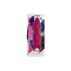 Силиконовая анальная цепочка розового цвета, макс. диаметр 3 см Alive Arrow Pink, S