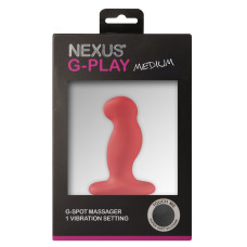 Массажер простаты с вибрацией, диаметр 3 см, красный Nexus G-Play Plus Red, M