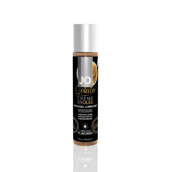 Їстівний лубрикант зі смаком крем-брюле на водній основі JO GELATO CremeBrulee, 30 ml