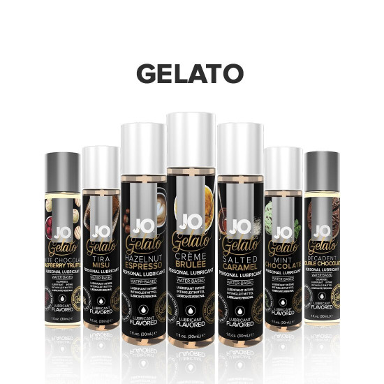 Їстівний лубрикант зі смаком крем-брюле на водній основі JO GELATO CremeBrulee, 30 ml