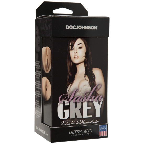 Мастурбатор-вагіна зі зліпка Sasha Grey, подвійний канал, матеріал ULTRASKYN Doc Johnson Sasha Grey ULTRASKYN 2 Fuckhole