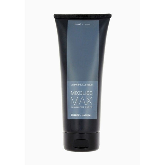 Кремообразная смазка для анального секса на водной основе MixGliss MAX NATURE, 70 ml