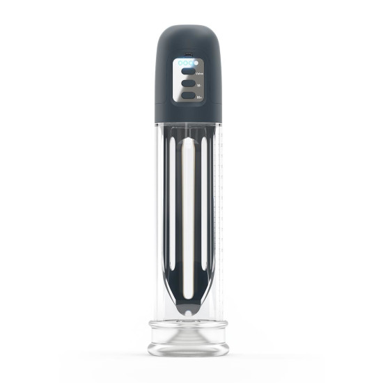 Вакуумна помпа для члена довжиною до 20 см, діаметр до 5 см, чорна Dorcel Power Pump Pro