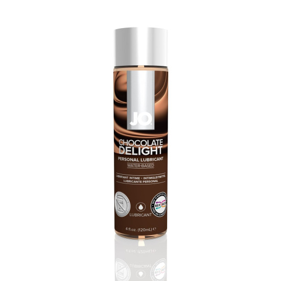 Їстівна змазка зі смаком шоколаду на водній основі JO H2O Chocolate Delight, 120 ml