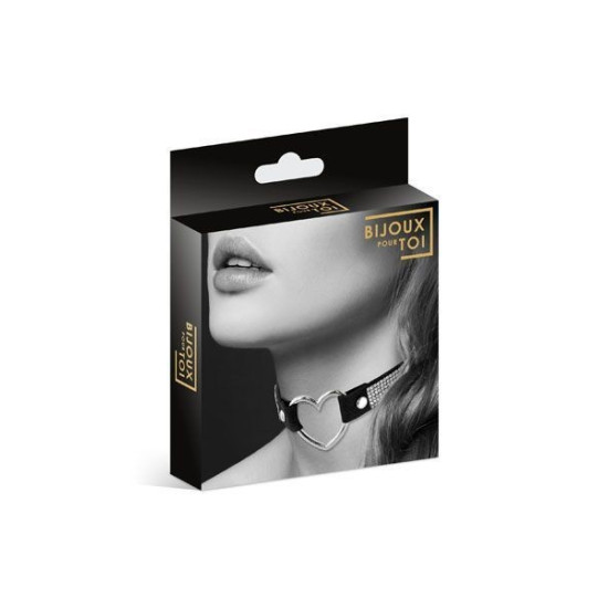 Чокер со стразами Bijoux Pour Toi Heart Diamond