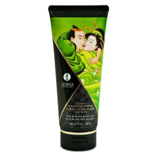 Їстівний масажний крем зі смаком зеленого чаю та груші Shunga Kissable Massage Cream Pear & Exotic Green Tea, 200 ml