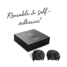Пэстис с блестками и бантиками Bijoux Indiscrets Burlesque Pasties Glitter and Bow
