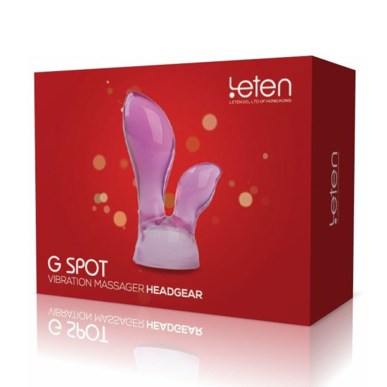 Насадка для вібромасажера 40×105 мм Leten G Spot Headgear 1