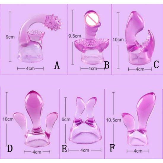 Насадка для вібромасажера 40×105 мм Leten G Spot Headgear 1