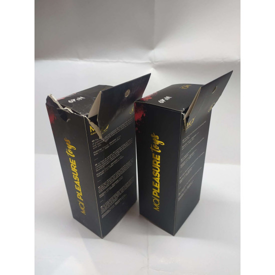 Анальна пробка з кристалом, м'ята упаковка, чорна MAI Attraction Toys №49 Black