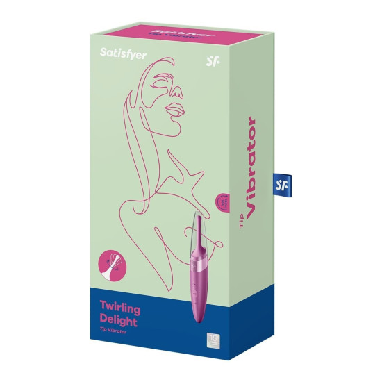 Кліторальний вібратор Satisfyer Twirling Delight Berry - кліторальний вібратор