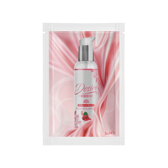 Пробник лубриканта на водной основе с ароматом вишни Desire by Swiss Navy Cherry Blast, 5 ml