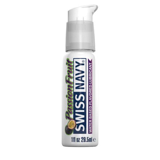 Съедобный лубрикант со вкусом фруктов на водной основе Swiss Navy Passion Fruit, 29.5 ml