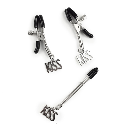 Зажимы для сосков и клитора Art of Sex Nipple and Clit Clamps Kiss