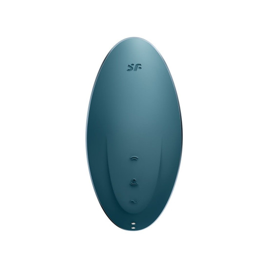 Вакуумний стимулятор клітора і кліторальний вібратор, синій Satisfyer Vulva Lover 1 Blue