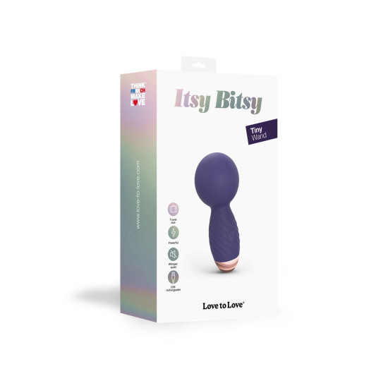 Міні-вібромасажер, фіолетовий Love To Love ITSY BITSY - MIDNIGHT INDIGO