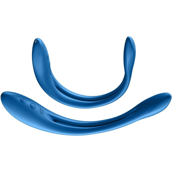 Гибкий универсальный вибратор для пар, тёмно-синий Satisfyer Elastic Game Dark Blue