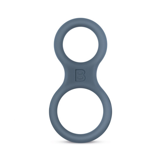 Класичне ерекційне кільце для члена і яєчок, сіре Boners Classic Cock & Ball Ring Grey
