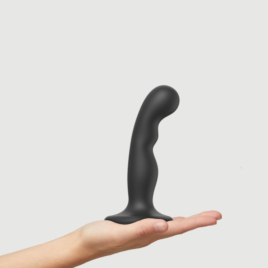 Насадка для страпона для стимуляции точки P&G, чёрная Strap-On-Me Dildo Plug P&G Black, S