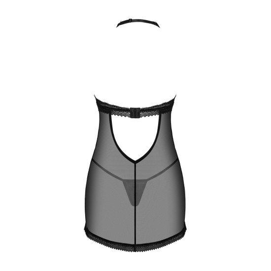 Пеньюар (сорочка и стринги) Obsessive Medilla Chemise & Thong, XS/S