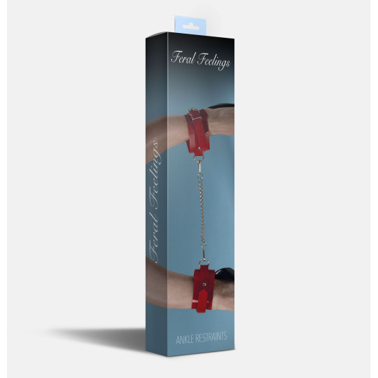 Поножи, красные Feral Feelings Ankle Restraints Red