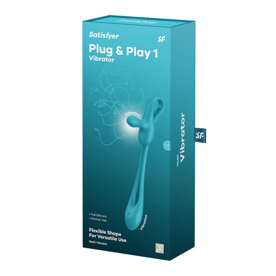 Вибратор для пар, жёлтый Satisfyer Plug & Play 1