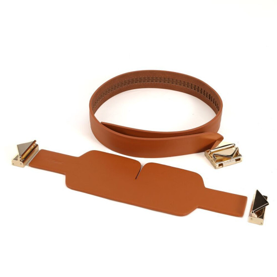 БДСМ-набор для связывания, коричневый Lockink Bondage & Restraint Brown Set