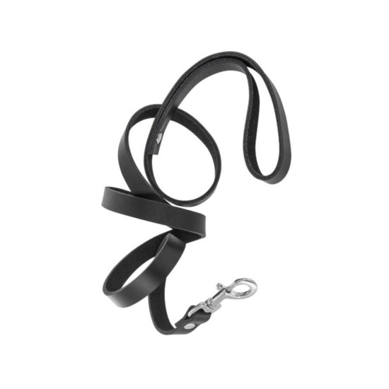 Лакированный ошейник с поводком Fetish Tentation Premium Patent Leather Chocker and Leash
