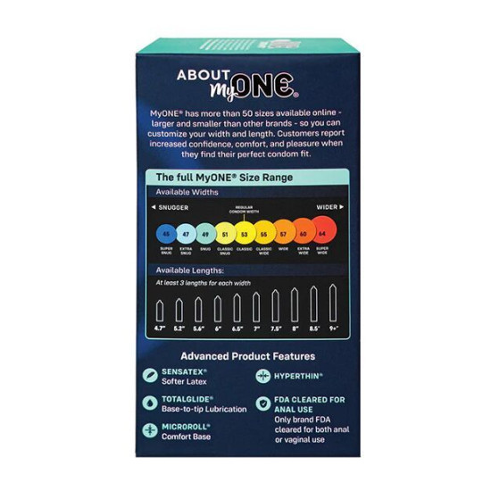 Презервативи в картонній коробці MyONE Snug, 10 шт
