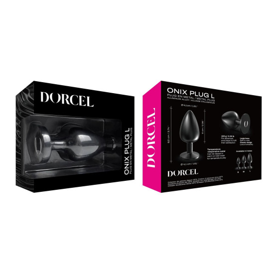 Анальная пробка Dorcel Onix Plug, L