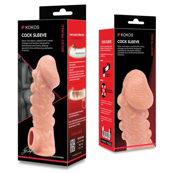 Насадка на член Kokos Cock Sleeve CS 008, M