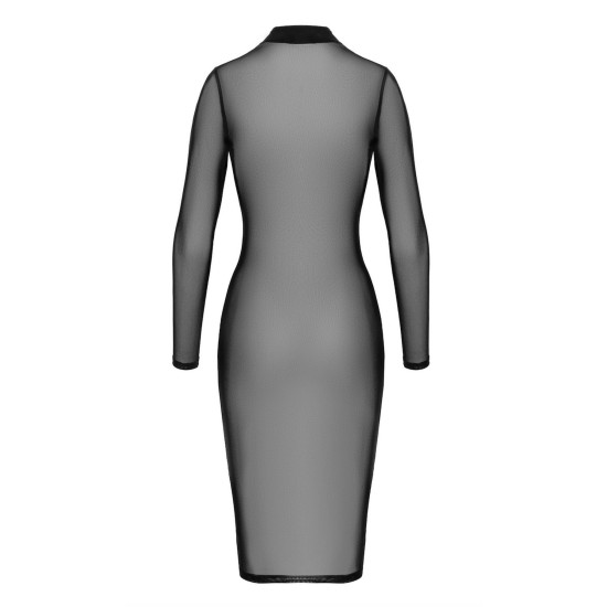 Сукня, чорна Noir Handmade F347 Tulle Midi Dress, XL