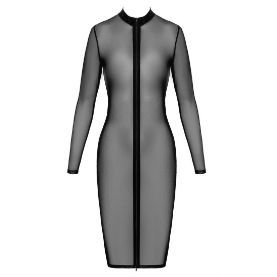 Сукня, чорна Noir Handmade F347 Tulle Midi Dress, XL