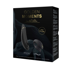 Подарочный премиум набор Golden Moments (вакуумный клиторальный стимулятор Womanizer Premium + вибратор для пар We-Vibe Chorus)
