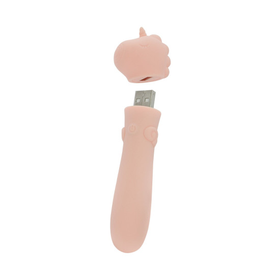 Вибропуля с USB-зарядкой Unihorn USB Bullet Heart Throb