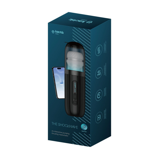 Смарт-мастурбатор, режим edging, имитация фрикций Kaotik Labs The Shockwave