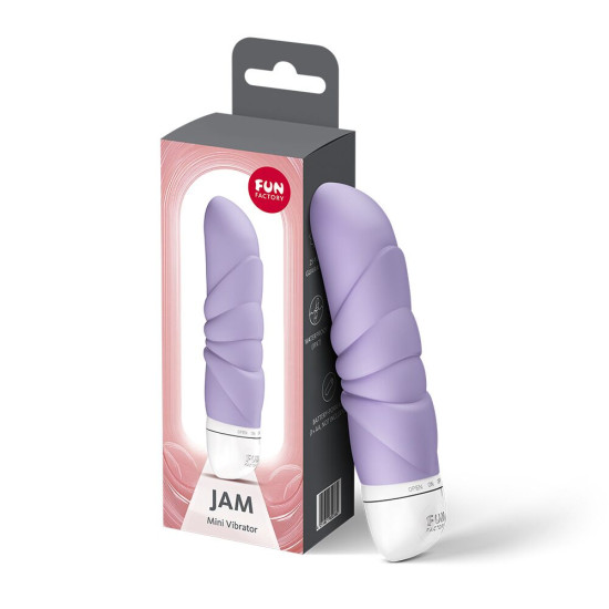 Рельєфний мінівібратор для клітора, фіолетовий Fun Factory JAM Purple